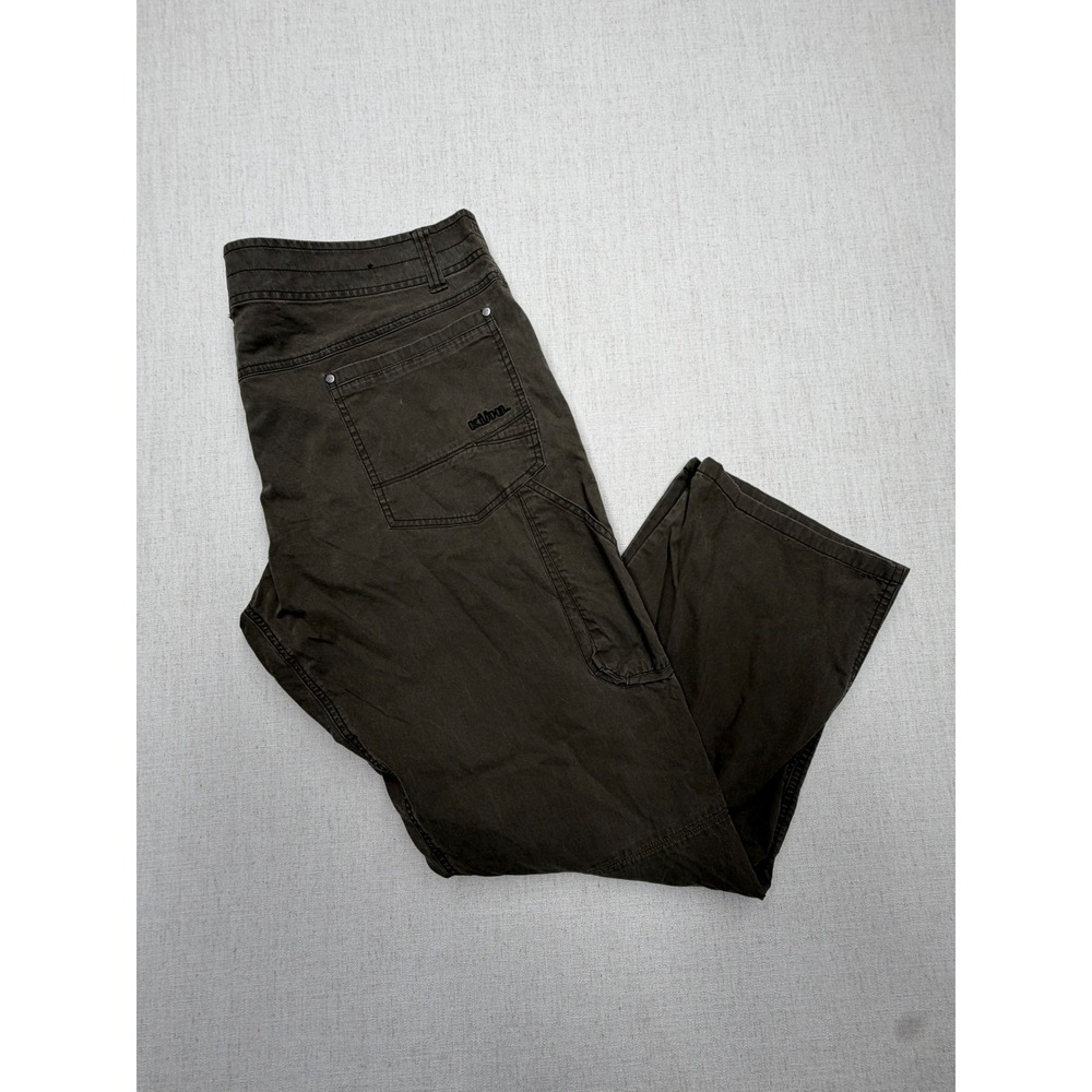 Kuhl Revolvr Mens 42x32 Olive Green Uberkuhl Stretch Hiking Outdoor Pants